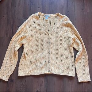 L.L. Bean Crochet Cardigan